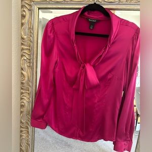 White House Black Market Silk Blouse
